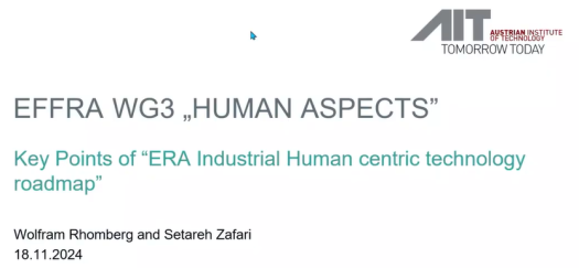 AIT @ EFFRA WG Human online meeting 18 November 2024