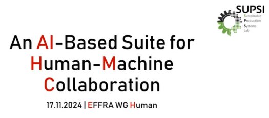 SUPSI @ EFFRA WG Human online meeting 18 November 2024