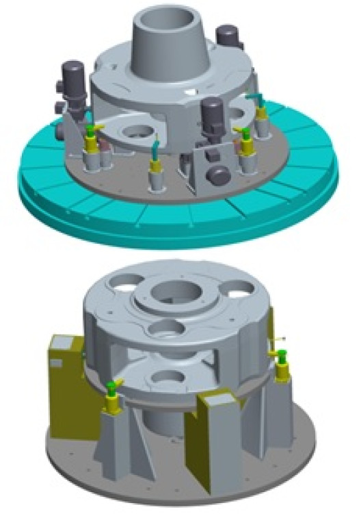Intelligent fixtures for large parts																																																