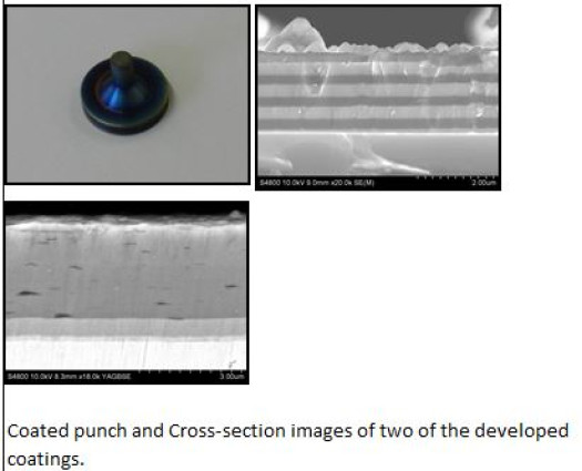 Surface coating techniques for performance enhancement of micro-tool surfaces for high-temperature applications																																				
